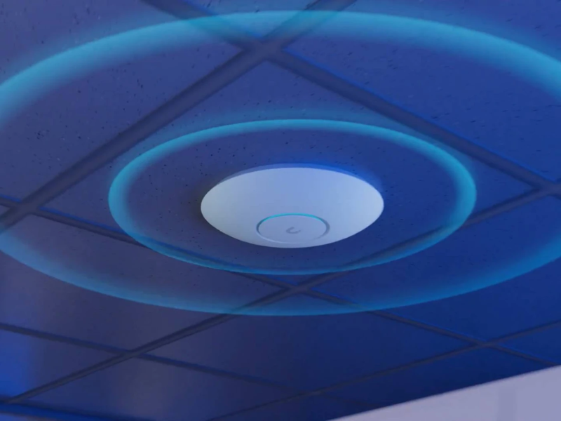 Ceiling mounted commercial WiFi access point