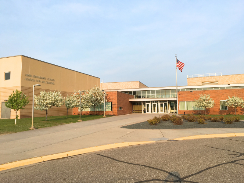 Exterior of a school campus